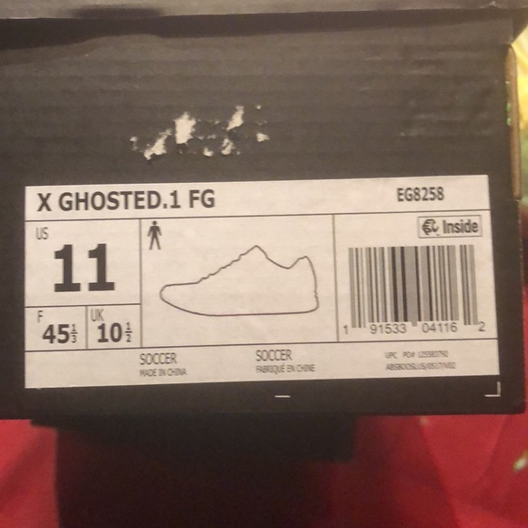 New with tags Adidas X Ghosted. 1 FG 'InFlight Pack' size 11 - Picture 12 of 12